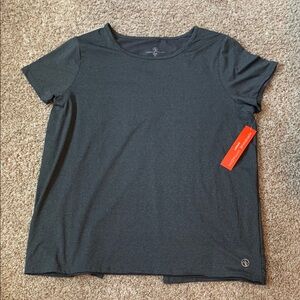 Adrienne Vittadini Gray Short Sleeve Tee